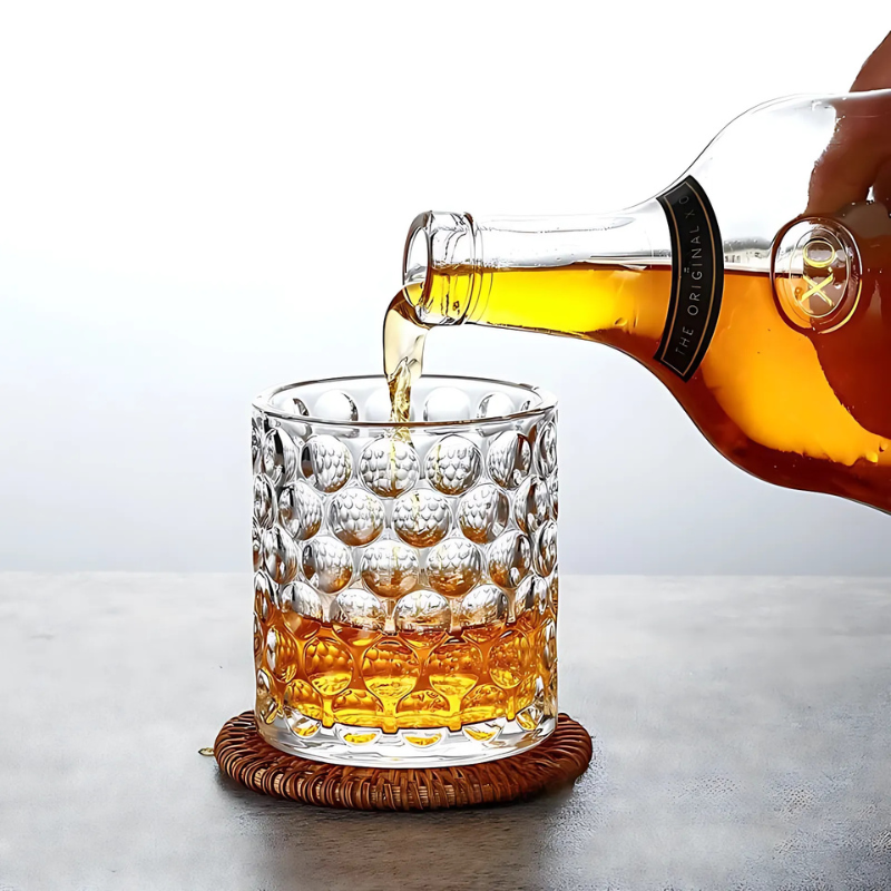 Handcrafted Japanese whiskey glass perfect for Toki Japanese whiskey and bourbon.