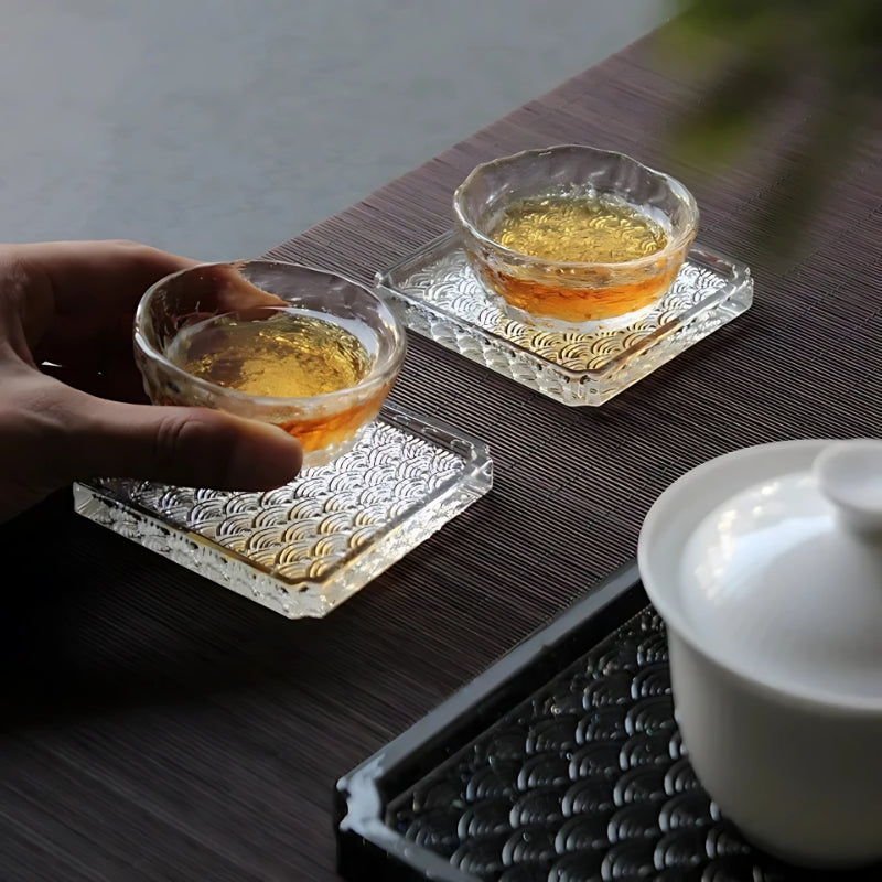 Yakuza Glass Coasters, Sea Wave Style