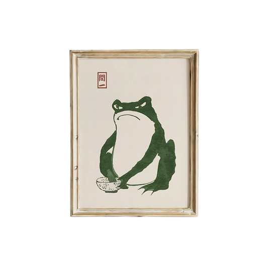 Zen Frog Poster