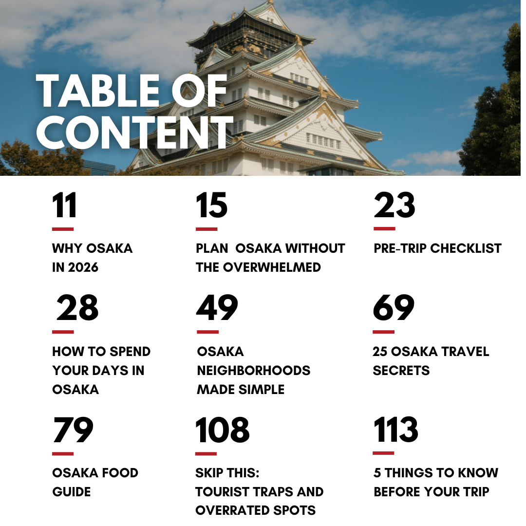 The Ultimate Osaka Travel Guide