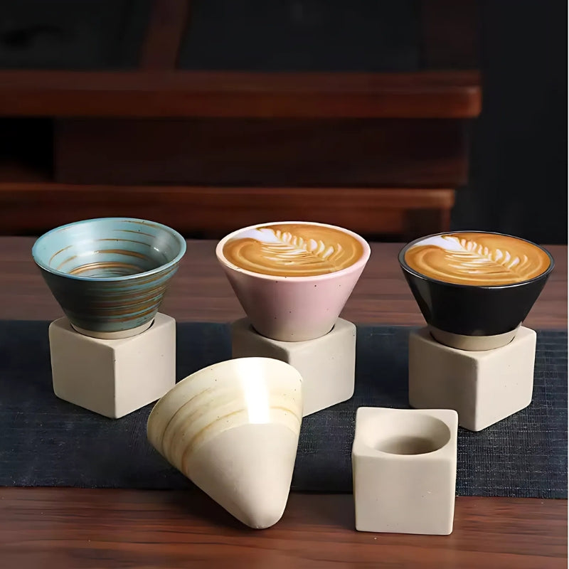 Japanese Ceramic Cups, Traditional Style