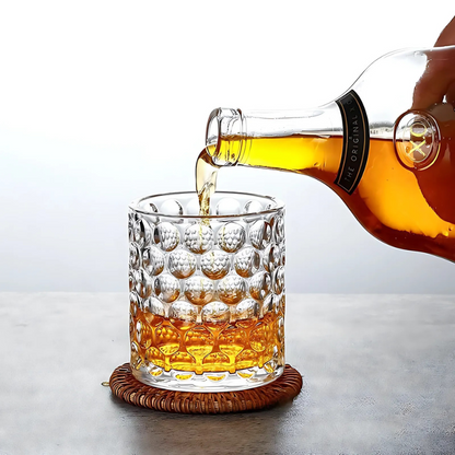 Handcrafted Japanese whiskey glass perfect for Toki Japanese whiskey and bourbon.