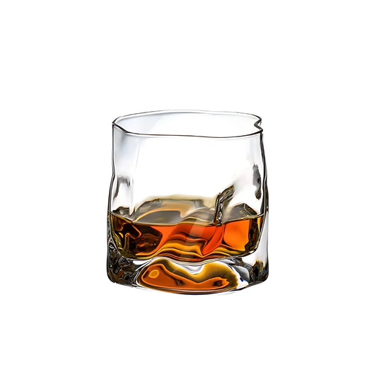 Japanese Whiskey Glass, White Background