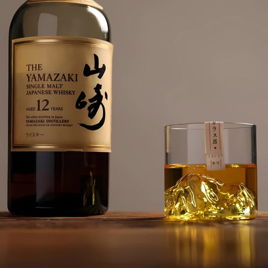 Japanese Whiskey Glass with Yamazaki 12